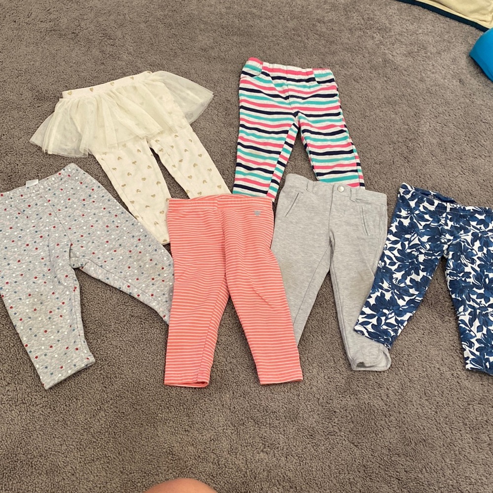 Carters 6-piece pants baby 18m girl